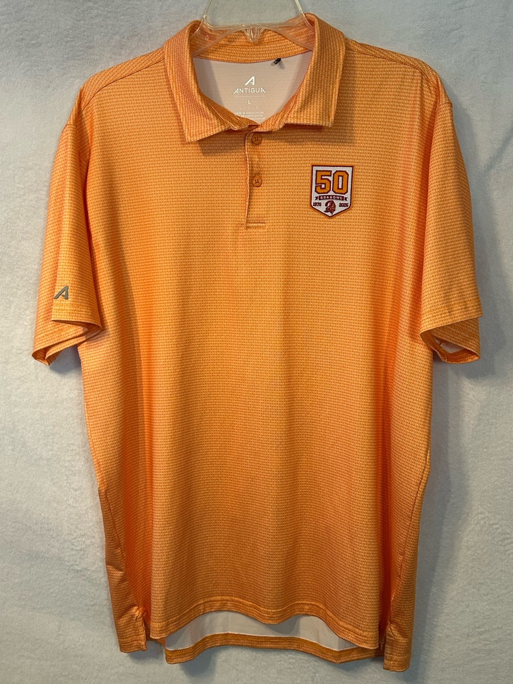 Tampa Bay Buccaneers Polo with 50th Anniversary Patch